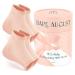 Bare August Oh So Healing Moisturizing Heel Repair Socks - Overnight Spa Sleep Socks with Hydrating Therapy Gel for Softening Dry Cracked Heels