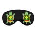 Tribal Kanaka Maoli Flag Turtle Sleep Mask Eye Cover for Sleeping Blindfold with Adjustable Strap Blocks Light Night Travel Nap for Men Women