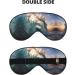 Buy Beautiful Ocean Waves Print Unisex Sleep Eye Mask | Soft Comfort Eye Shade for Travel Yoga & Shift Work - Black - Buy Online on GoSupps.com