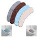 AOSOK Bathroom Warmer Toilet Seat Cover Pads Soft Washable Thicker Toilet Cushion Non Slip Reusable Cover Mat Beige-blue-brown-grey (4 pairs)