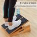 StrongTek Adjustable Wooden Slant Board for Calf Stretching - Portable Incline Stretch Board with Side Handles - Buy Online on GoSupps.com