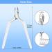 CGBE Professional Nail Skin Pliers - Stainless Steel Cuticle Remover & Nail Shaver with Non-Slip Handle for Precise Nail & Toenail Care - Buy Online on GoSupps.com