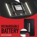 Self-Cut System - 3 Way Mirror with Lights - Three Way Mirror for Self Hair Cutting - Over The Door Mirror - Trifold Mirror - 360 Mirror - Barber Mirror - Self Haircut Mirror (Travel 3.0 LED) Black - Buy Online on GoSupps.com