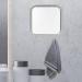 Zerodeko Shower Mirror - Fogless Travel Shaving Mirror with Suction Hook Holder - Buy Online on GoSupps.com