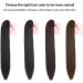 Ponytail Extensions Blonde Wrap Around Pigtail Long Smooth Overhead Wig Synthetic Ponytail Hair Extension Clip in Fake Wig Hairpiece for Women(Black Brown) - Buy Online on GoSupps.com