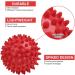 Uraqt Fascia Ball Set - Hedgehog Massage Balls for Muscle Tension Relief | Ideal for Feet Back Neck & Hands (Red) - Buy Online on GoSupps.com