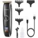 Cordless Hair Clippers for Men: Zero-Gap LED USB Rechargeable with 3 Combs - Perfect for Home & Barber Use
