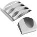 Stainless Steel Toothbrush Holder - 3 Holes for Razor & Electric Toothbrush Heads | Durable & Stylish Bathroom Accessory - Buy Online on GoSupps.com