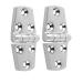 AMYSPORTS Hardware Mount Door Hinge Stainless Heavy Duty Boat Hinge Steel Cabinet Deck Stainless Hinge Marine Garage SUS316 1.51 inch x 3.0 inch 2pcs