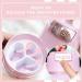Lyon Lash Glue Storage Container - Pink Gold Airtight Adhesive Holder for Eyelash Extension Glues - Sealed Jar for Lashes Extensions Supplies - Buy Online on GoSupps.com