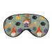 Halloween Gnomes Pumpkin Sleeping Mask Spider Web Soft Sleepmask Adjustable Strap Eye Sleep Mask Light-Blocking Eye Covers for Sleeping Blindfold Eye Cover for Women Men Girls Boys Color-1