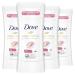 Dove Antiperspirant Deodorant Stick 48 Hour Protection And Soft And Comfortable Underarms Rose Petals Deodorant for Women oz 4 Count, 2.6 Ounce Floral 2.6 Ounce (Pack of 4)