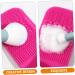 FAVOMOTO Makeup Brush Cleaning Makeup Washing pad Makeup mat Cleaner limpiador de brochas de maquillaje Makeup Cleaner Makeup Brush Holder Lipstick Stand Silica Gel Cosmetic - Buy Online on GoSupps.com
