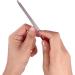 Stainless Steel Nail File Set - 6 Pcs Diamond Nail Files for Natural Nails with Sharp Pointed Tip and Non Slip Handle - Women's Sapphire Grit Fingernail Filers - Buy Online on GoSupps.com