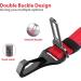 IOKHEIRA Dog Safety Belt | Adjustable Car Seat Belt for Dogs | Universal Fit & Locking Bar in Cherry Red - Buy Online on GoSupps.com