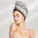 Quick-Dry Hair Towel Wrap with Button - Premium Hair Drying Turban for Fast Results (Anchors & Ropes - Buy Online on GoSupps.com