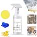ANRUI Splasy Foam Spray Splasy Foam Spray All Purpose Cleaner Splasy Foam Spray Oven Cleaner Heavy Oil Cleaner Splasy Foam Cleaner Kitchen Cleaner Spray All-Purpose Cleaner(60ml)