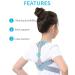 Adjustable Posture Corrector Back Support Girls Shoulder Belt Rectify Straighten Blue M - Buy Online on GoSupps.com