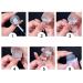 6 Pcs French Tip Silicone Nail Art Stamper Kit with Scrapers - DIY Nail Stamping Tools for Women - Perfect Christmas Gift - Buy Online on GoSupps.com