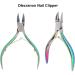 Cuticle Remover Stainless Steel Reduce the Risk Of Infection Olecranon Nail Clipper for Manicure Store for Finger Care for Pedicure Shop - Buy Online on GoSupps.com