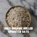 Sun & Seed Organic Sprouted Rolled Oats 250g - Vegan Source of Fiber & Protein - Raw & Natural - Buy Online on GoSupps.com