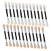 FOMIYES Eye Shadow Sticks 24pcs Latex Eye Shadow Stick Eyeshadow Brush Disposable Makeup Supplies Double Sided H3210 Cosmetics