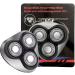 Hatteker Electric Men Shaver Replacement Heads RSCX-7568D & RSCX-958804 - High-Quality Durable Blades for a Smooth Shave | International Shipping Available - Buy Online on GoSupps.com