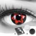 Buy Top Quality Red Sharingan Contact Lenses 'Sasuke Mengkyu' - Perfect for Carnival & Halloween | Free Lens Tank | -4.00 Diopters - Buy Online on GoSupps.com