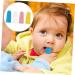 Shop Homsfou 12th Baby Toothbrush - Silicone Toddler Brush & Tongue Cleaner | Safe & Gentle Mouth Care for Babies - Buy Online on GoSupps.com