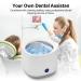 Anbbas Denture Cleaner Machine with Basket and Mini Brush - Ultrasonic Retainers Cleaning Tool | 180ML SUS304 Tank | Noise Reduction Technology - Buy Online on GoSupps.com