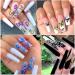 Colorful Butterfly Nail Art Stickers Self-Adhesive Tips DIY Nail Art Design Stencil Fingernail Decorations DIY Nail Art Accessories for Home Nail Salon - Buy Online on GoSupps.com