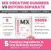Creatine Monohydrate Gummies for Men & Women Real Fruit Gummy Supplement for Muscle Growth, Recovery, Longevity, Cognitive Health & Memory 90 Chews (90 Gummies, Watermelon) Watermelon 90 Count (Pack of 1) - Buy Online on GoSupps.com