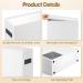 White Toilet Paper Storage Organizer & Dispenser - Holds 12 Rolls - Buy Online on GoSupps.com