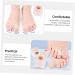 Healeved 2 Pairs Toe Splitter & Bunion Protector Sleeves for Men - Toe Separator Foot Care Tools - Reusable Toe Spacers - 2.7x2.2cm - Buy Online on GoSupps.com