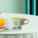 ZAANU Creative Tea Cups High Temperature Firing Heat Resistant Durable Retro Painted Pattern 420ml Coffee Mug Style B 1697 Color Style C - Buy Online on GoSupps.com