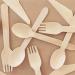(300 Count) Disposable Wooden Cutlery Set - Alternative to Plastic Cutlery Eco Friendly Biodegradable Compostable Cutlery Set - 100 Wood Spoons 100 Wooden Knives 100 Wooden Forks - Buy Online on GoSupps.com