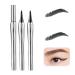 Cooklesa Eyebrow Natural Waterproof Eyebrow Pen With Microfine Tip Two-Pronged Eyebrow Pencil with Micro-fork Tip 3D Waterproof Microblading Eyebrow Pen (2 * 03) 2*03