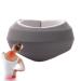 Neck Brace Foam Neck Collar - Soft Foam Neck Brace Cervical Collar Adjustable Support Brace for Sleeping Relieves Neck Pressure and Spine Pressure Gray