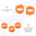 100 pcs Xuan Feet Charms Colorful Hen Leg Drumstick Number Products Stuff Identification Pigeons 1.3X1.3CM Orange - Buy Online on GoSupps.com