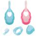 Minkissy 10 PCS Baby Toothbrush Set | Soft Bristle Manual Bite Toys for Newborns & Children - International Shipping Available - Buy Online on GoSupps.com