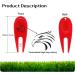 Adhere 10pcs Golf Divot Repair Tools - Plastic Pitchforks (5 Color Mix Pack) - Printed Design - Buy Online on GoSupps.com