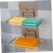 Ciieeo 2pcs Stainless Steel Soap Holder Bathroom Soap Dish Holder Suction Cup Soap Dish Shower Sponge Holder Soap Basket Shower Soap Rack Bath Soap Holder No Trace -mounted - Buy Online on GoSupps.com