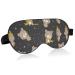 Haskirky Light Blocking Eye Mask Breathable and Adjustable Adult Men and Women Travel on Business Trips Yoga Meditation Light Smooth Comfortable Eye Mask Office Deep Sleep Goodies Bears Pattern