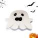 POCHY Halloween Clips - Funny Halloween Clips for Hair - Cute and Funny Ghost Shape Halloween Clips for Hair Small Halloween Hair Accessories for Halloween Costume
