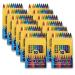 Trail maker 12 Pack Crayons - Wholesale Bright Wax Coloring Crayons in Bulk 10 Per Box 12 Box Bundle Art Set
