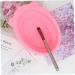 Buy Foldable Silicone Makeup Brush Cleaning Mat & Bowl - Pink Brush Cleaner Pad for Sponges | International Shipping Available - Buy Online on GoSupps.com