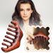 Head Meridian Massage Comb - Green Sandalwood Therapy Comb with 5 Wide Teeth for Hair & Blood Circulation - Enhance Acupuncture Experience - Buy Online on GoSupps.com