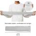 Grey Striped Compression Arm Sleeve - UPF 40+ Sun Protection for Men & Women - Buy Online on GoSupps.com