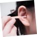 Healvian Double-Headed Spiral Ear Spoon Cleaning Tools - 4 Pcs Ear Cleaner Kit for Wax Removal - Random Color - 10x0.8x0.8cm - Buy Online on GoSupps.com