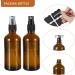 ALIFEIA 100ml Amber Glass Spray Bottles Empty Fine Mist Refillable Travel Spray Bottle for Cleaning Perfume Aromatherapy Cosmetic Sprays Hair Essential Oils with Fine Mist Dispenser(3 Pack) Amber 3 Pack 100ml - Buy Online on GoSupps.com